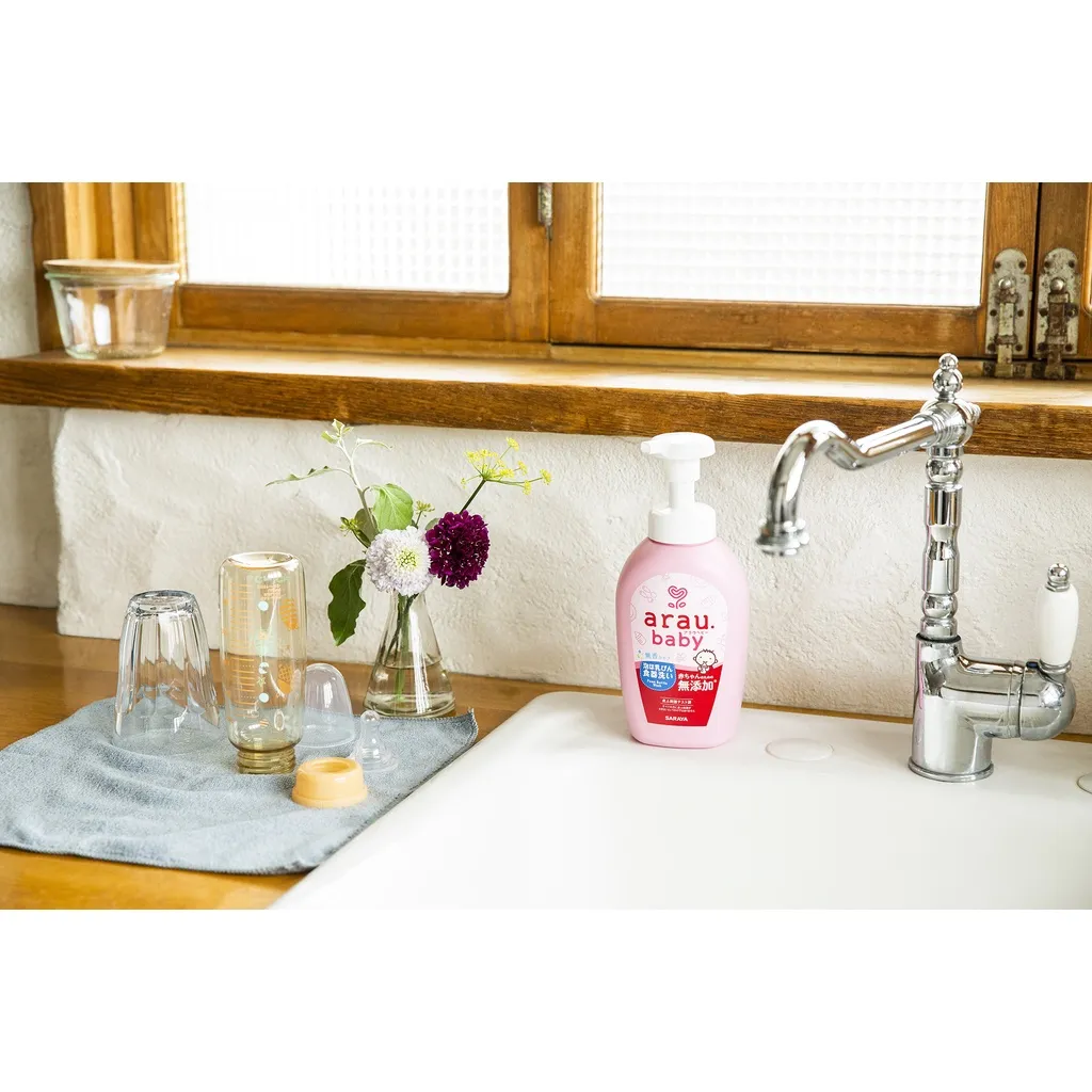 Ảnh Nước rửa bình sữa Arau Baby dạng bình 500ml 2