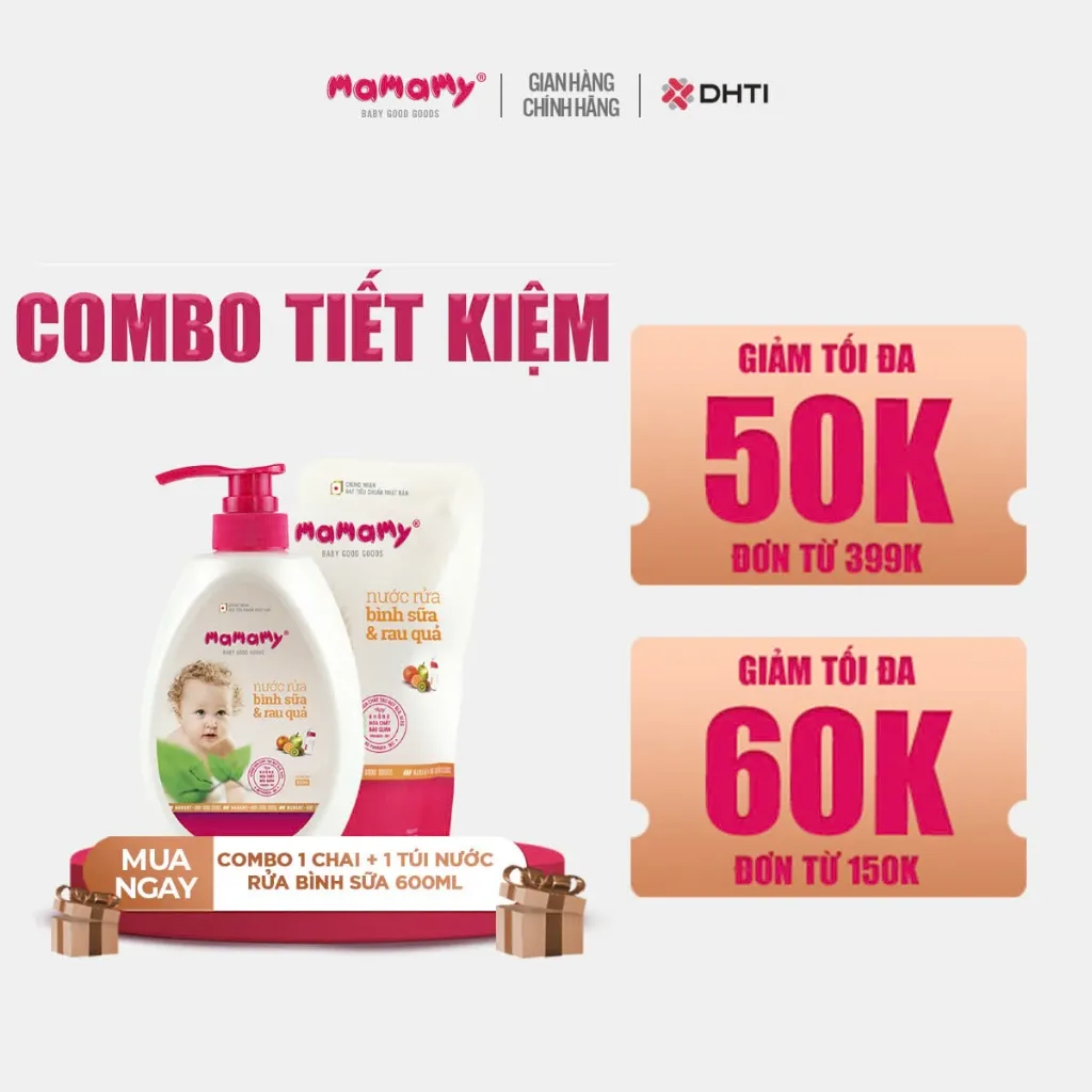 Ảnh -Nước rửa bình sữa Mamamy an toàn cho bé, rửa được rau củ quả thành phần thiên nhiên, an toàn 1