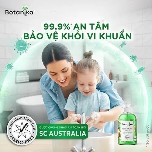 Ảnh Nước rửa tay Botanika Mềm mịn/Làm bếp 500ml 4