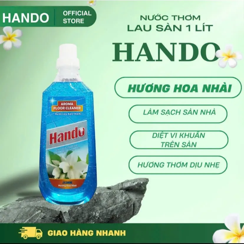 Ảnh Nước thơm lau sàn nhà siêu sạch mát Hando 1L 2