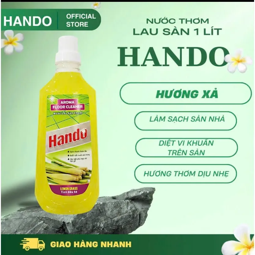 Ảnh Nước thơm lau sàn nhà siêu sạch mát Hando 1L 3