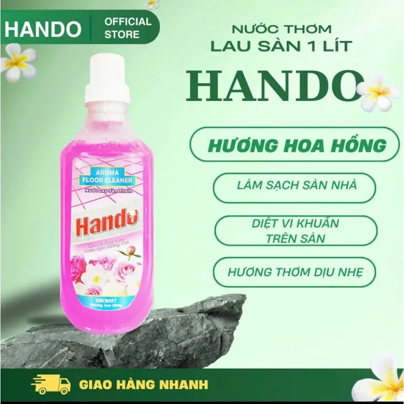 Ảnh Nước thơm lau sàn nhà siêu sạch mát Hando 1L 4