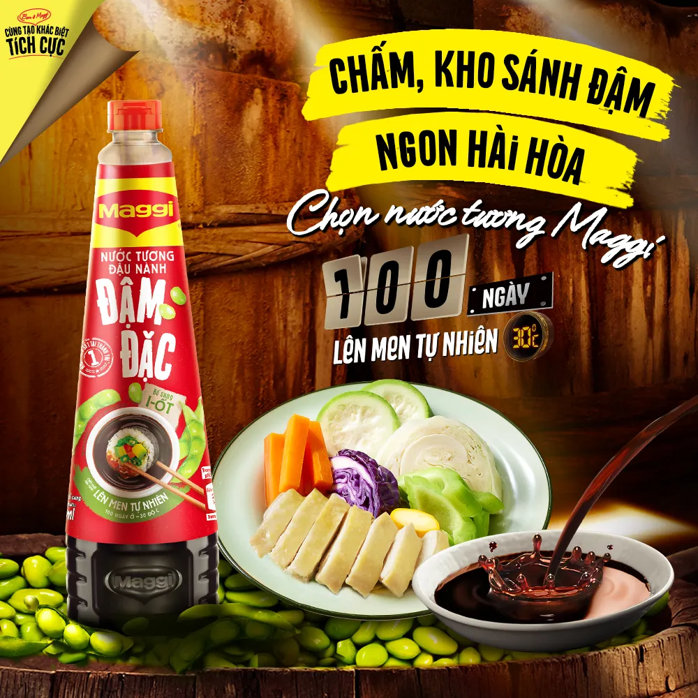 Ảnh Nước tương MAGGI đậu nành đậm đặc 700ml 3