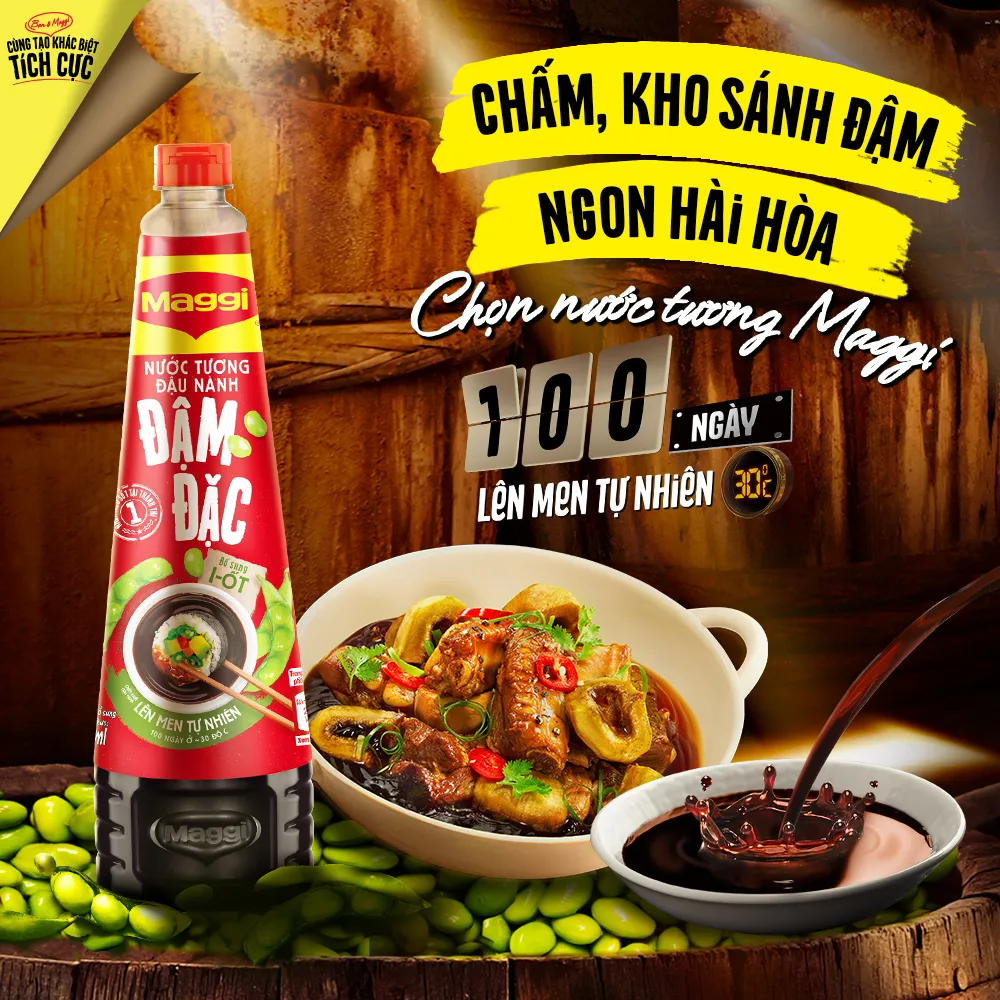 Ảnh Nước tương MAGGI đậu nành đậm đặc 700ml 4