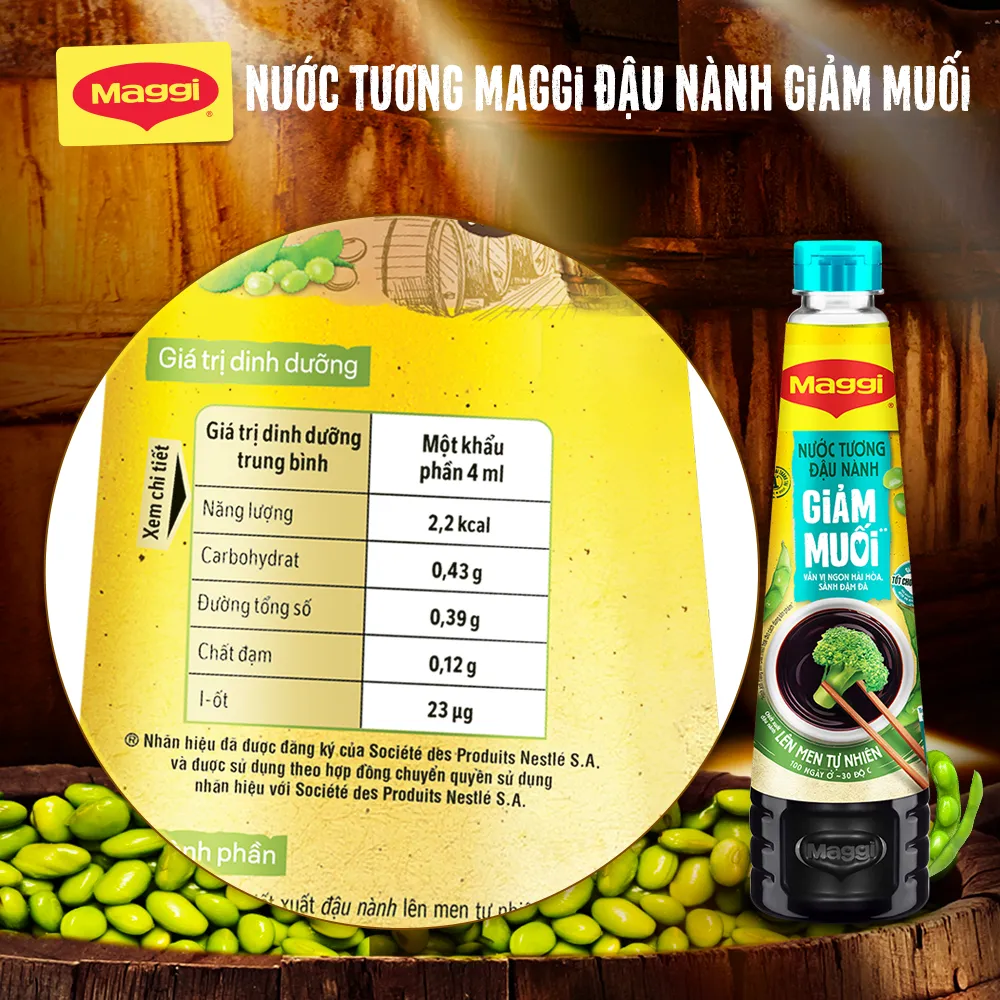 Ảnh Nước Tương MAGGI® Đậu Nành Giảm Muối 300ml 1