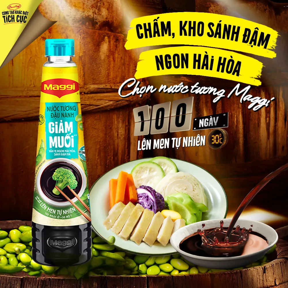 Ảnh Nước Tương MAGGI® Đậu Nành Giảm Muối 300ml 3