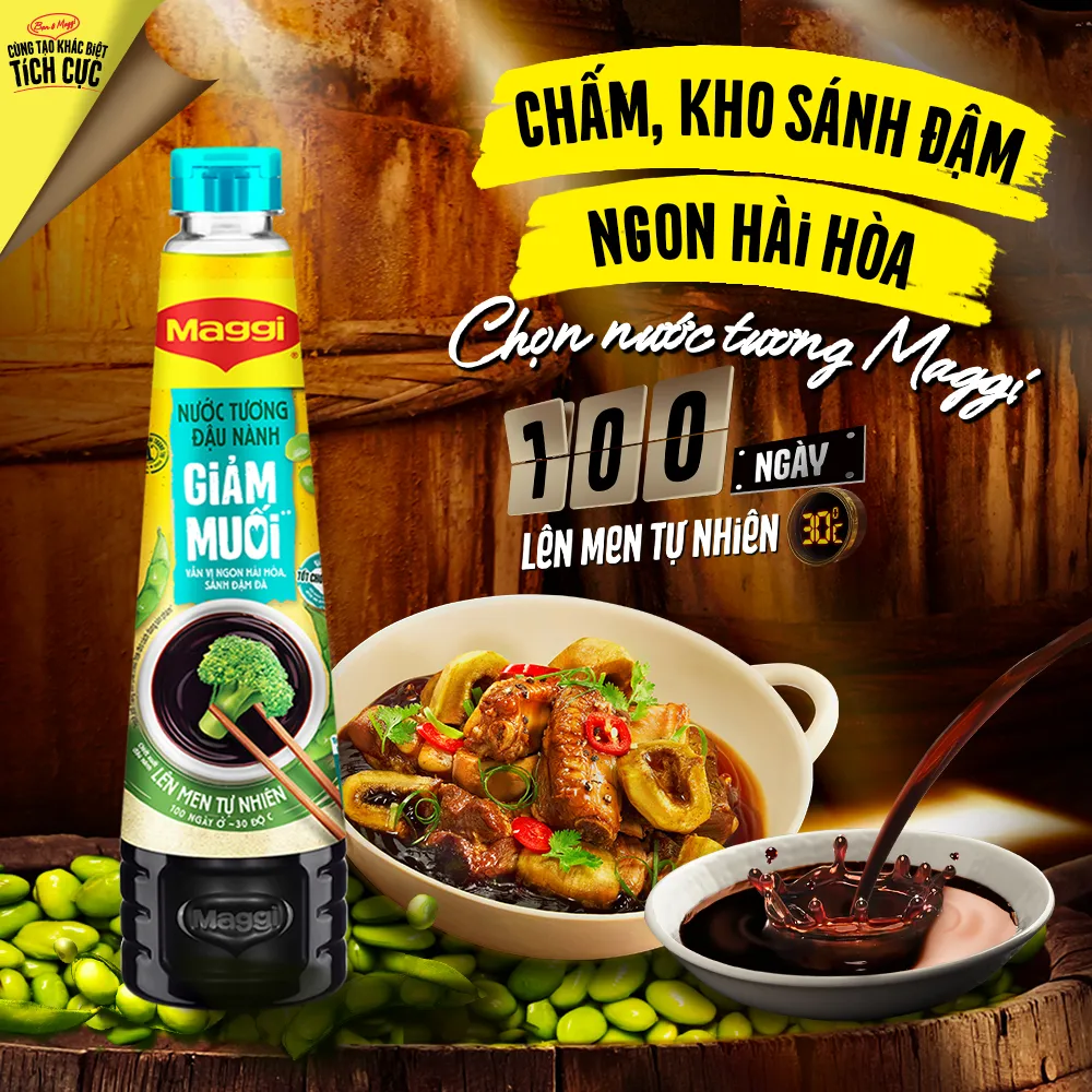 Ảnh Nước Tương MAGGI® Đậu Nành Giảm Muối 300ml 4