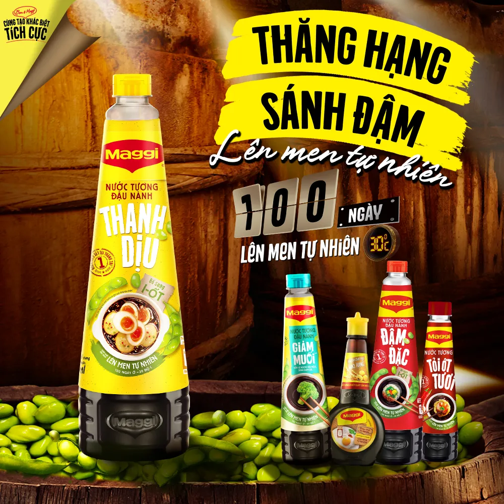 Ảnh Nước tương Maggi đậu nành thanh dịu 700ml/chai 2