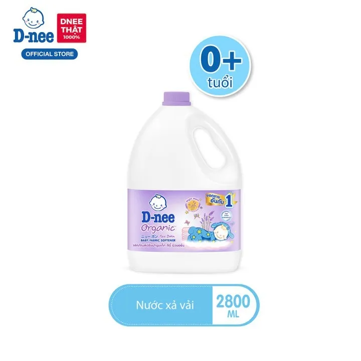 Ảnh Nước xả quần áo cho bé Dnee 2800ml 100% chính hãng đủ màu 3