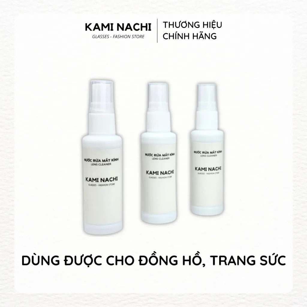 Ảnh Nước xịt rửa mắt kính chuyên dụng KAMI NACHI 50ml 4