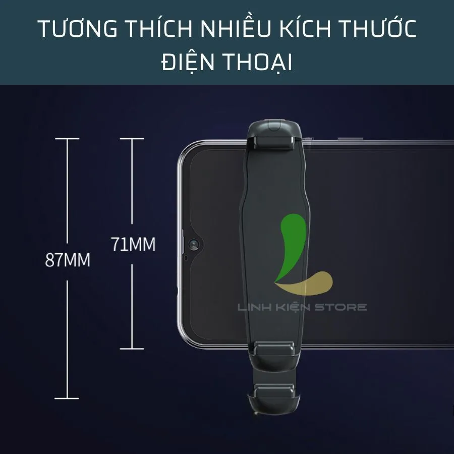 Ảnh Nút bắn chơi game HOSAN S07 Pro RED Spider PRO Ghìm tâm, Autotap dành cho IOS và Android 3