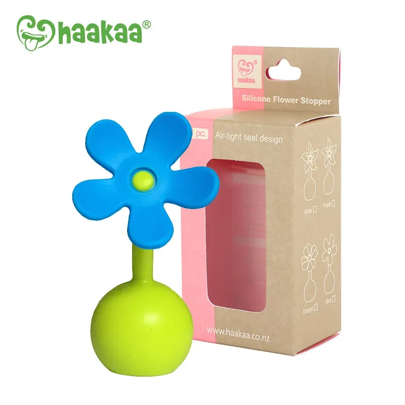 Ảnh Nút hoa chặn cốc hứng sữa Haakaa. Chất liệu silicone cao cấp, an toàn. Không chứa BPA, PVC và phthalate 3