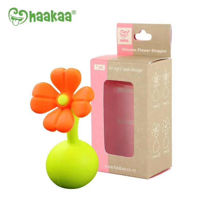 Ảnh Nút hoa chặn cốc hứng sữa Haakaa. Chất liệu silicone cao cấp, an toàn. Không chứa BPA, PVC và phthalate 4