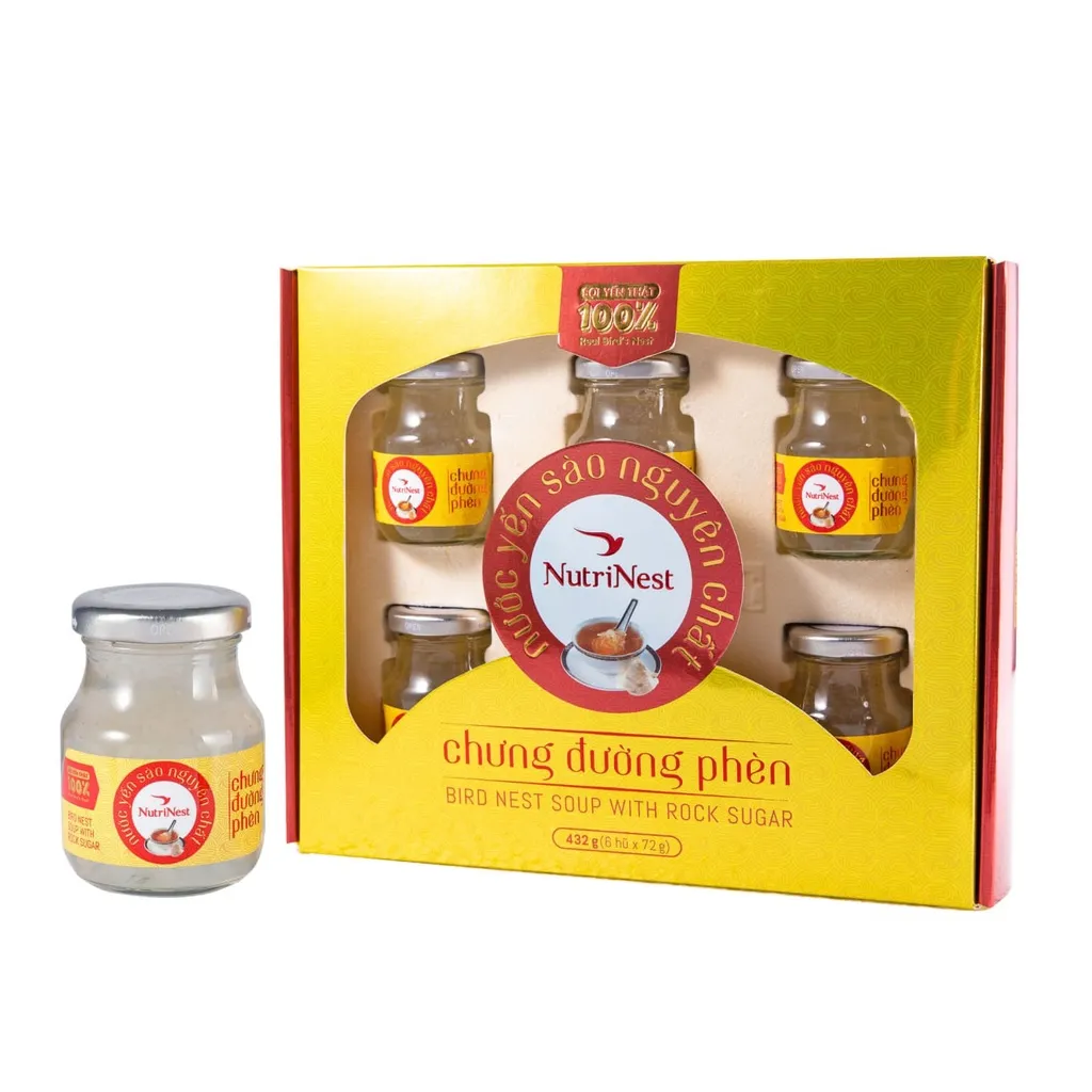Ảnh NutriNest - Nước Yến Sào Nguyên Chất Chưng Đường Phèn – hũ đơn 72g 2