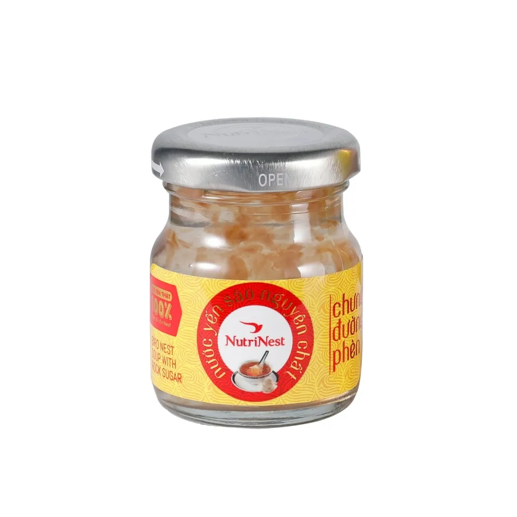 Ảnh NutriNest - Nước Yến Sào Nguyên Chất Chưng Đường Phèn – hũ đơn 42g 1