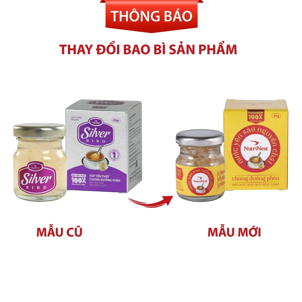 Ảnh NutriNest - Nước Yến Sào Nguyên Chất Chưng Đường Phèn – hũ đơn 42g 2