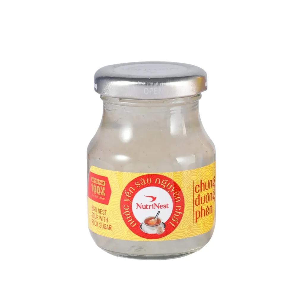 Ảnh NutriNest - Nước Yến Sào Nguyên Chất Chưng Đường Phèn – hộp quà 6 hũ x 72g 1