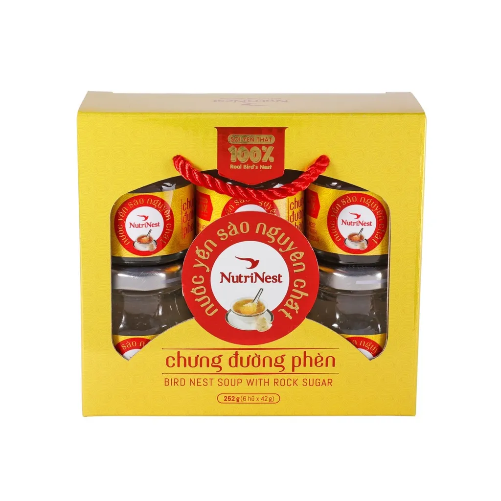 Ảnh NutriNest - Nước Yến Sào Nguyên Chất Chưng Đường Phèn – lốc 6 hũ x 42g 3