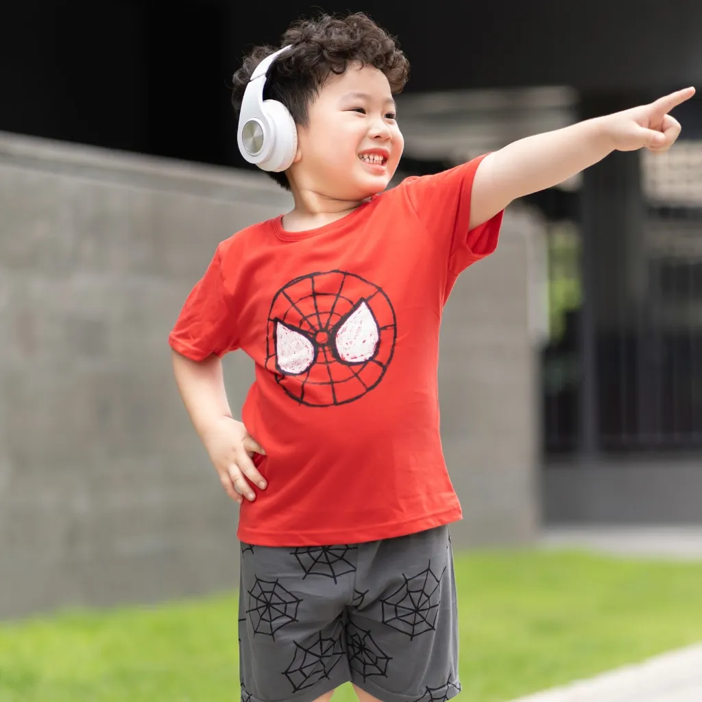 Ảnh Đồ bộ ngắn tay quần áo thun cotton mịn mặc nhà mùa hè cho bé trai Unifriend Hàn Quốc U3022 1