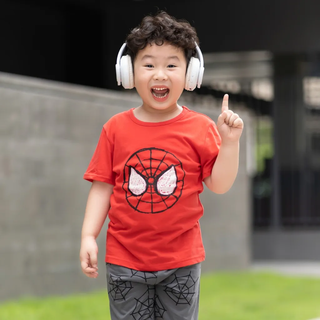 Ảnh Đồ bộ ngắn tay quần áo thun cotton mịn mặc nhà mùa hè cho bé trai Unifriend Hàn Quốc U3022 3