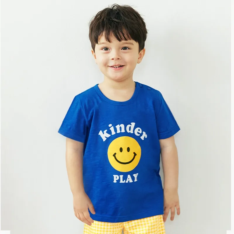 Ảnh Đồ bộ ngắn tay thun cotton mịn bé trai, bé gái mặc nhà mùa hè Unifriend Hàn Quốc U2023-31. Size đại 5, 6, 8, 10 tuổi 4
