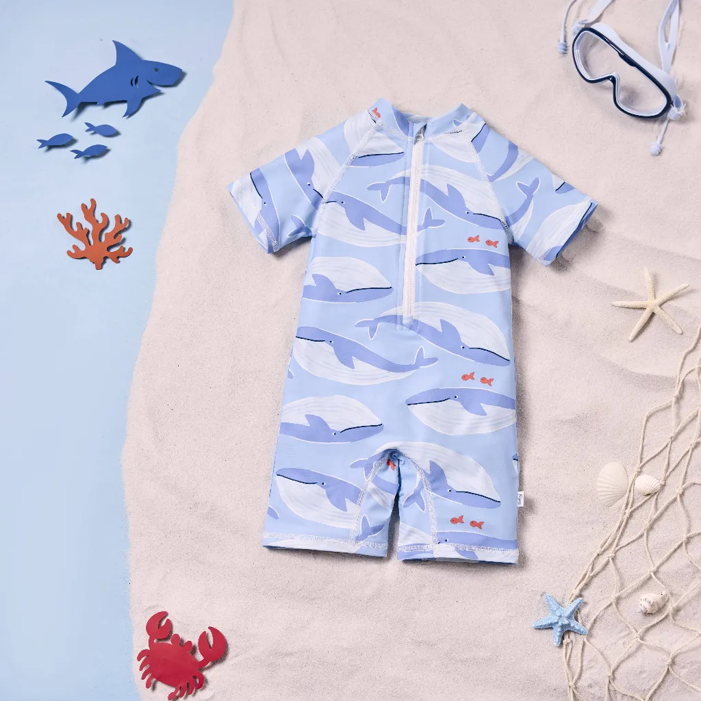 Ảnh Đồ bơi bé trai ILABY đồ bơi chất liệu thun lạnh chống thấm nước, chống tia UV size đại từ 9-38kg [3478] 2