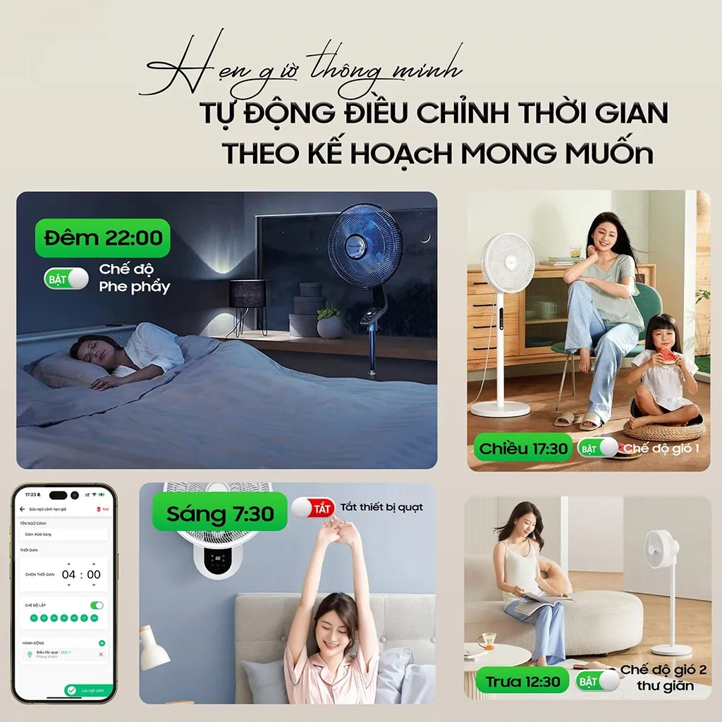 Ảnh Ổ Cắm Quạt Thông Minh Hunonic SK18, Điều Khiển Quạt Từ Xa Qua Điện Thoại - HNSK18 3