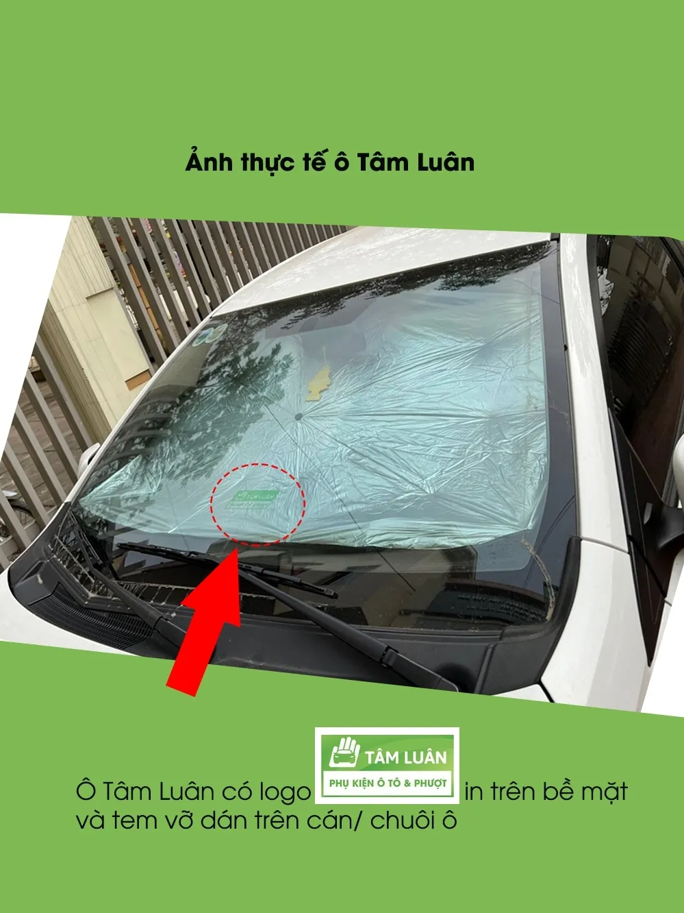 Ảnh Ô Che Nắng Kính Lái Ô Tô Tâm Luân, Tấm Chắn Nắng Kính Chắn Gió, Chống Nóng Xe Hơi 4 5 7 9 Chỗ 4