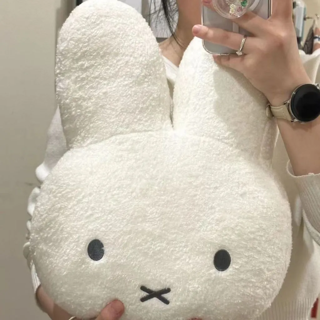 Ảnh Đồ chơi gối đầu thỏ Miffy búp bê sang trọng phụ kiện ngủ trưa và sofa quà lưu niệm sinh nhật dành cho bé gái 1