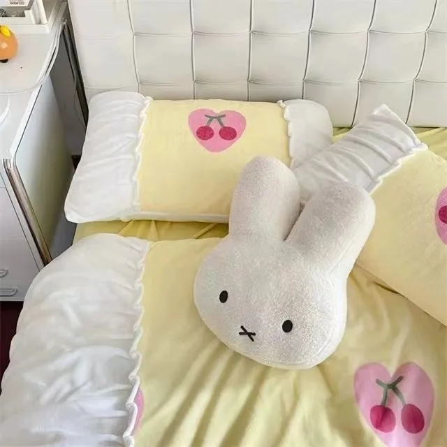 Ảnh Đồ chơi gối đầu thỏ Miffy búp bê sang trọng phụ kiện ngủ trưa và sofa quà lưu niệm sinh nhật dành cho bé gái 4