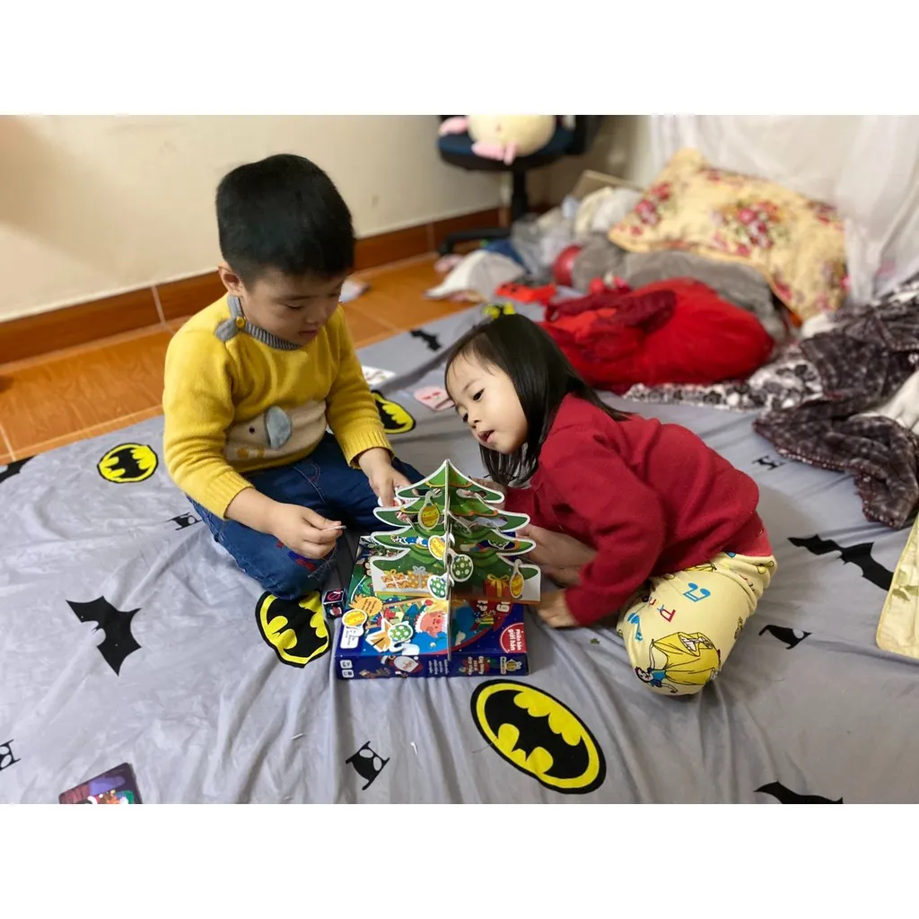 Ảnh Đồ chơi trí tuệ Manabee - Cây thông của ai đẹp nhất - Giúp bé nhận biết màu sắc, hình khối - Lứa tuổi 1- 10 2