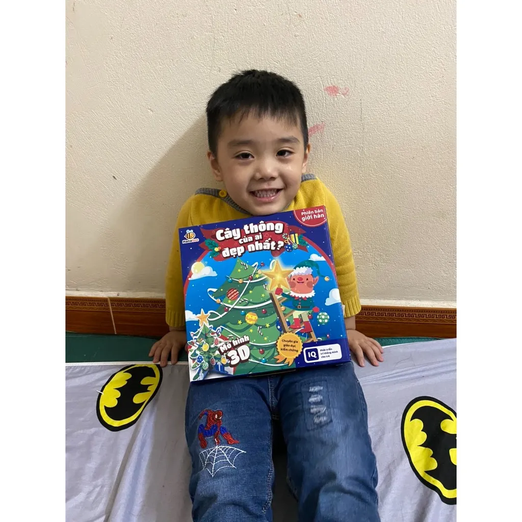 Ảnh Đồ chơi trí tuệ Manabee - Cây thông của ai đẹp nhất - Giúp bé nhận biết màu sắc, hình khối - Lứa tuổi 1- 10 3