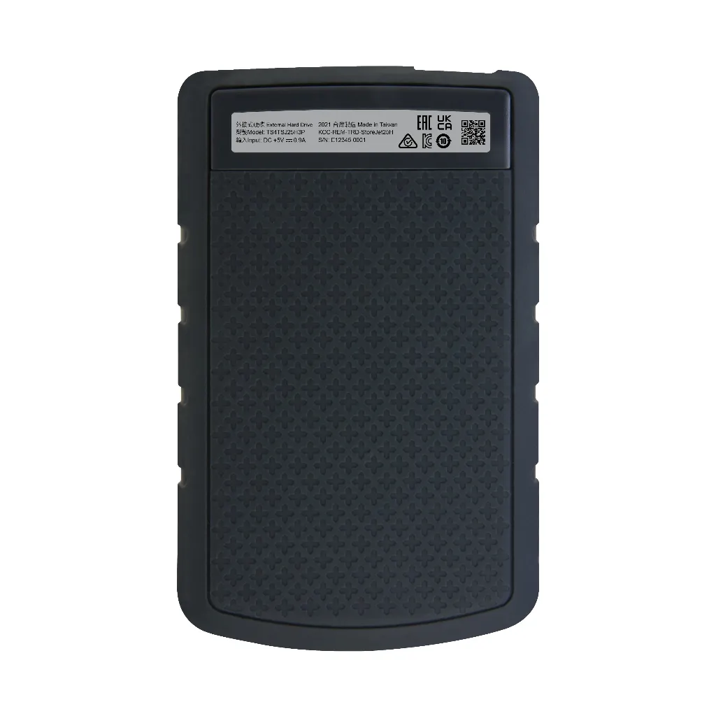 Ảnh Ổ cứng di động HDD Transcend StoreJet Rugged 25H3 2.5" 1TB/2TB/4TB 5Gbps Bảo hành 3 năm 3