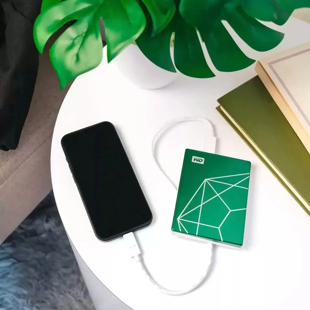 Ảnh Ổ cứng di động HDD WD My Passport Ultra Green Limited dung lượng 2TB/6TB USB 3.2 WDBJXT0020BGN-WESN 3