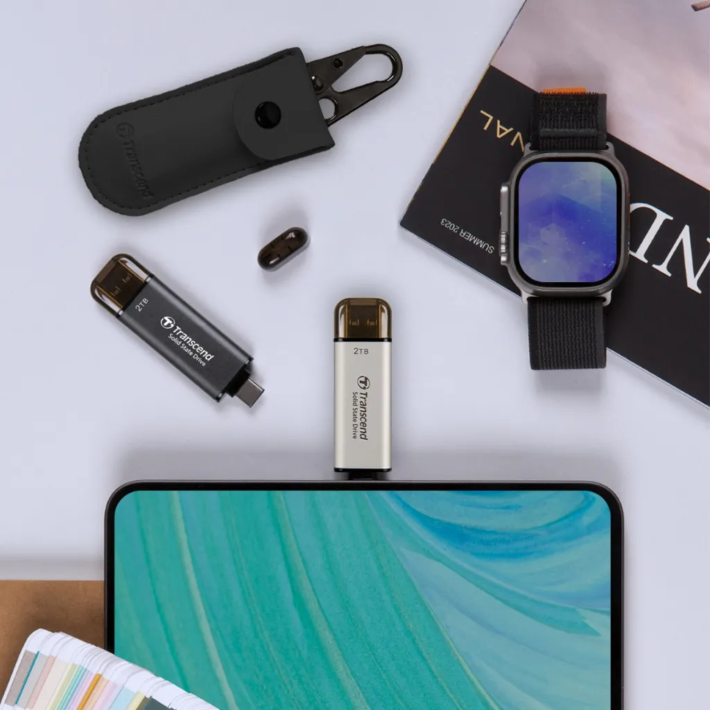 Ảnh Ổ cứng di động SSD Transcend ESD310 128GB 1050MB/s - Bảo hành 5 năm 2