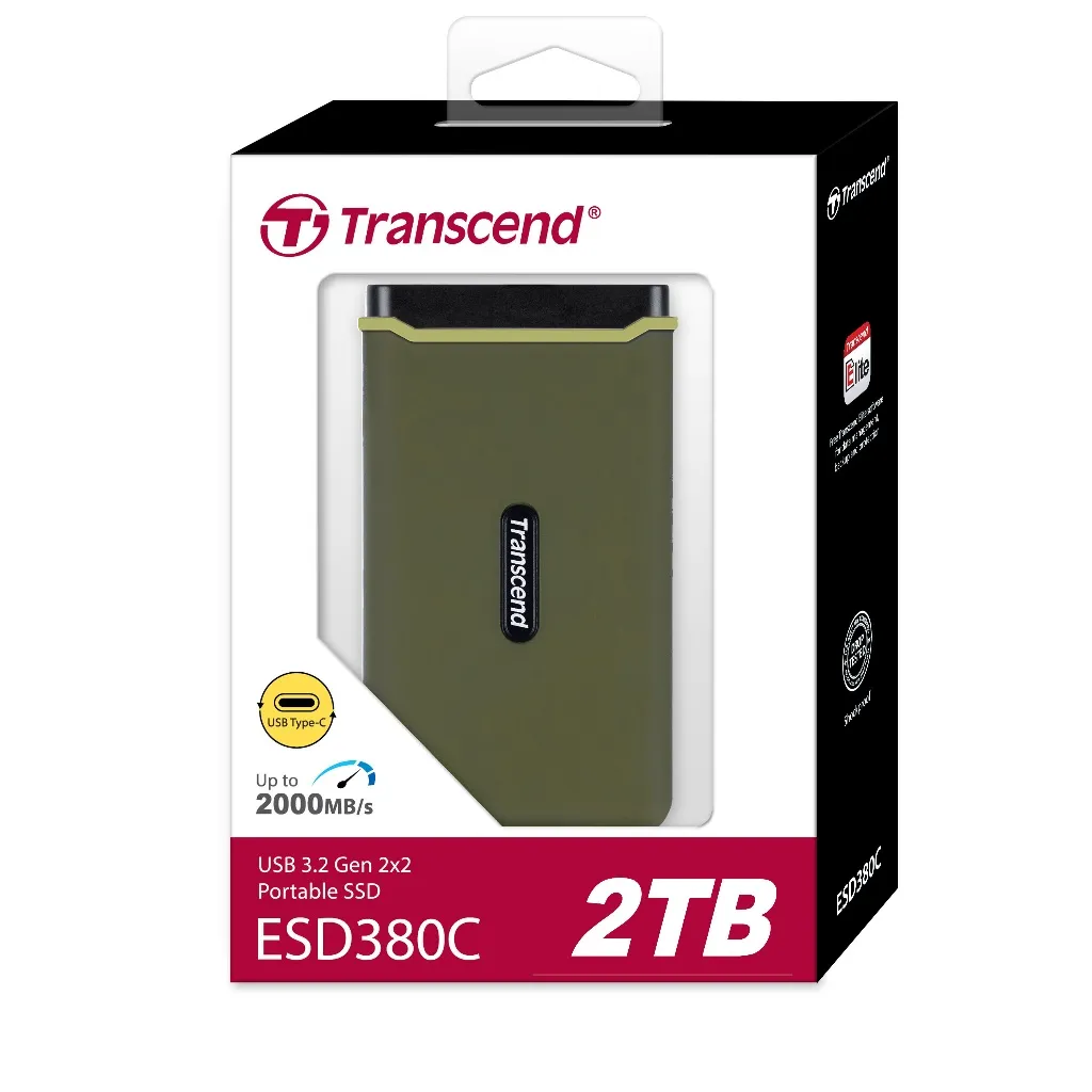Ảnh Ổ cứng di động SSD Transcend ESD380C 1TB / 2TB 2000MB/s - Bảo hành 5 năm 1
