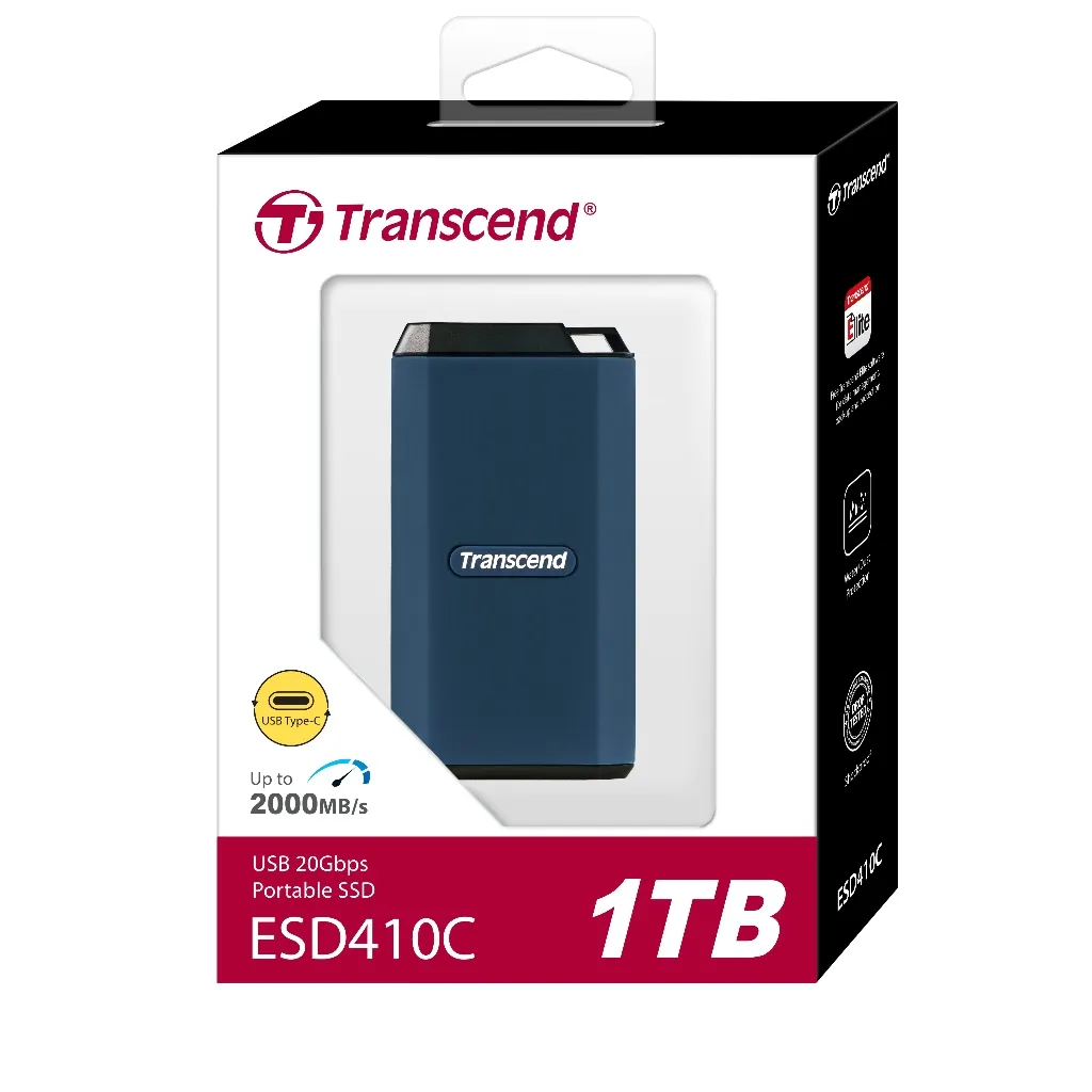 Ảnh Ổ cứng di động SSD Transcend ESD410C 1TB / 2TB / 4TB 2000MB/s - Bảo hành 5 năm 1