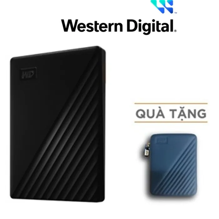 Ảnh Ổ cứng di động Western Digital WD My Passport 2.5'' USB 3.2 4TB Đen - WDBPKJ0040BBK 1