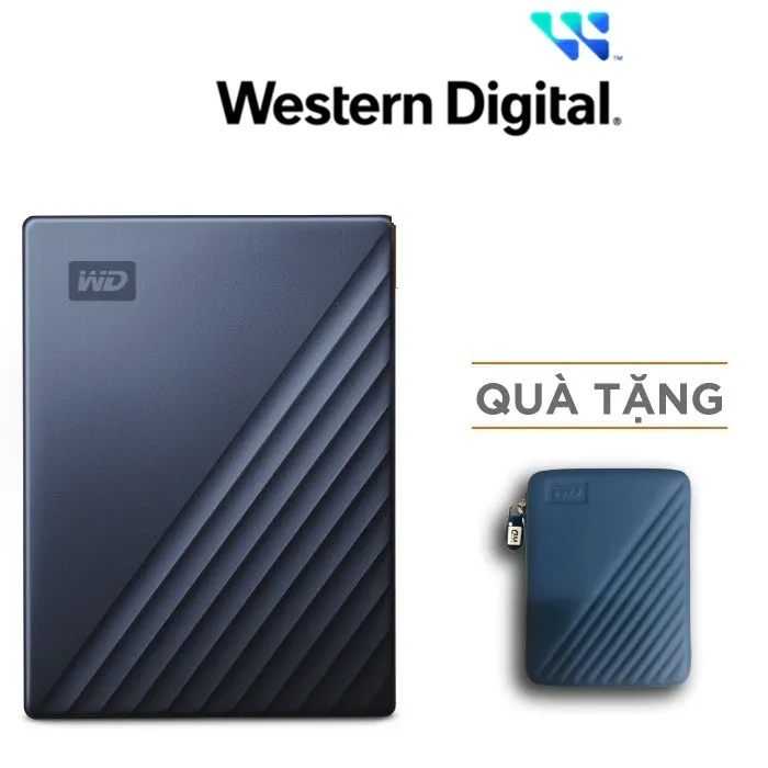 Ảnh Ổ cứng di động Western Digital WD My Passport Ultra Silver 2.5" USB Type C 2TB - WDBC3C0020BSL 1