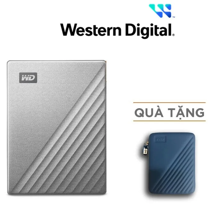 Ảnh Ổ cứng di động Western Digital WD My Passport Ultra Silver 2.5" USB Type C 2TB - WDBC3C0020BSL 2