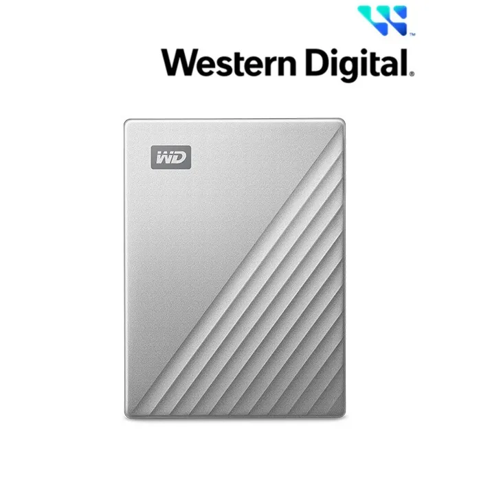 Ảnh Ổ cứng di động Western Digital WD My Passport Ultra Silver 2.5" USB Type C 2TB - WDBC3C0020BSL 3