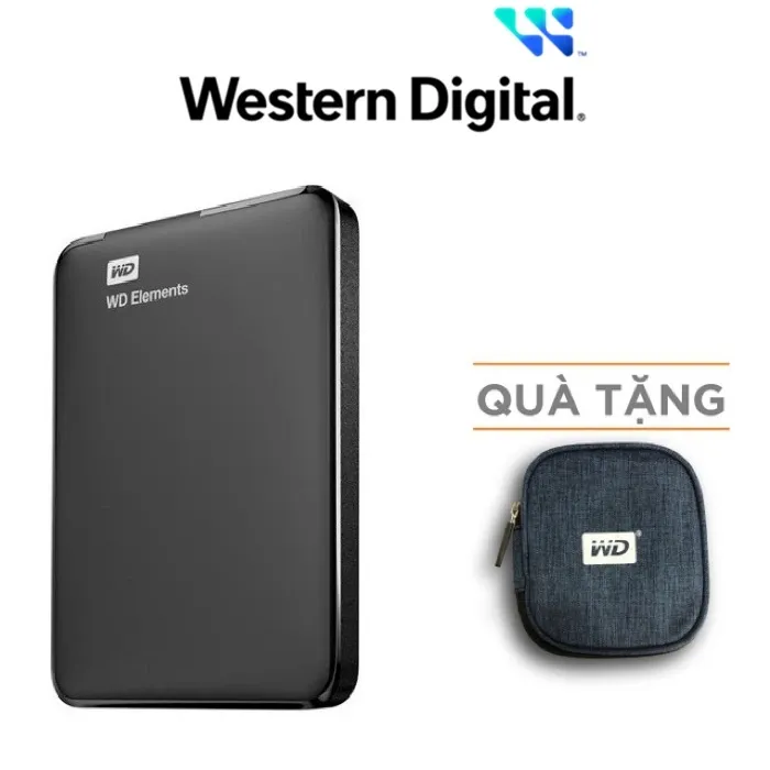 Ảnh Ổ cứng di động Western Digital WD Elements 2.5" 1TB - WDBUZG0010BBK 1