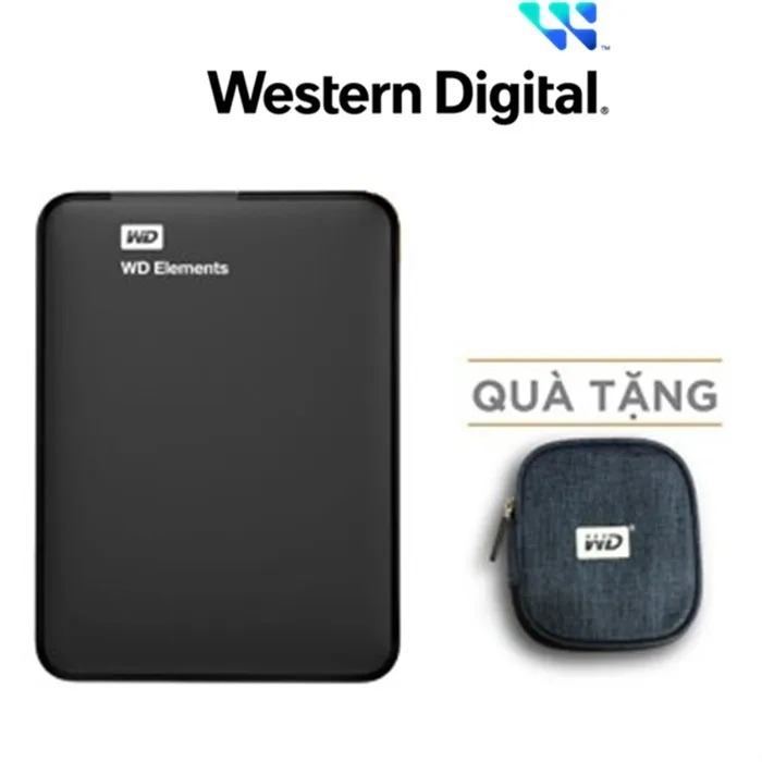 Ảnh Ổ cứng di động Western Digital WD Elements 2.5" 1TB Đen - WDBUZG0010BBK 2