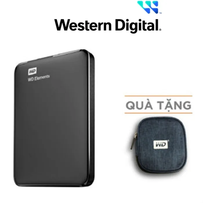 Ảnh Ổ cứng di động Western Digital WD Elements 2.5" 1TB Đen - WDBUZG0010BBK 3