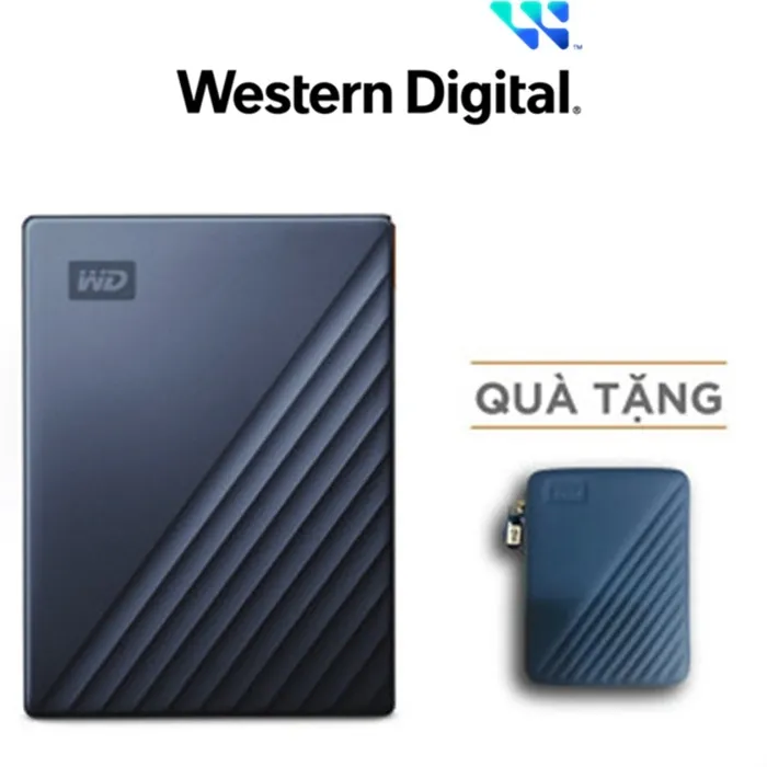 Ảnh Ổ cứng di động Western Digital WD My Passport Ultra Silver 2.5" USB Type C 4TB - WDBFTM0040BSL 1