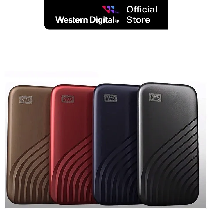Ảnh Ổ cứng di động Western Digital WD SSD My Passport USB 3.2 Gen 2 1TB - WDBAGF0010BBL 1
