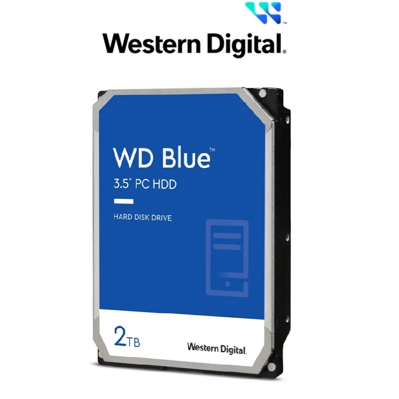 Ảnh Ổ Cứng HDD Western Digital WD BLUE 2TB/64MB/5400rpm/3.5'' - WD20EZRZ/ WD20EZBX 3