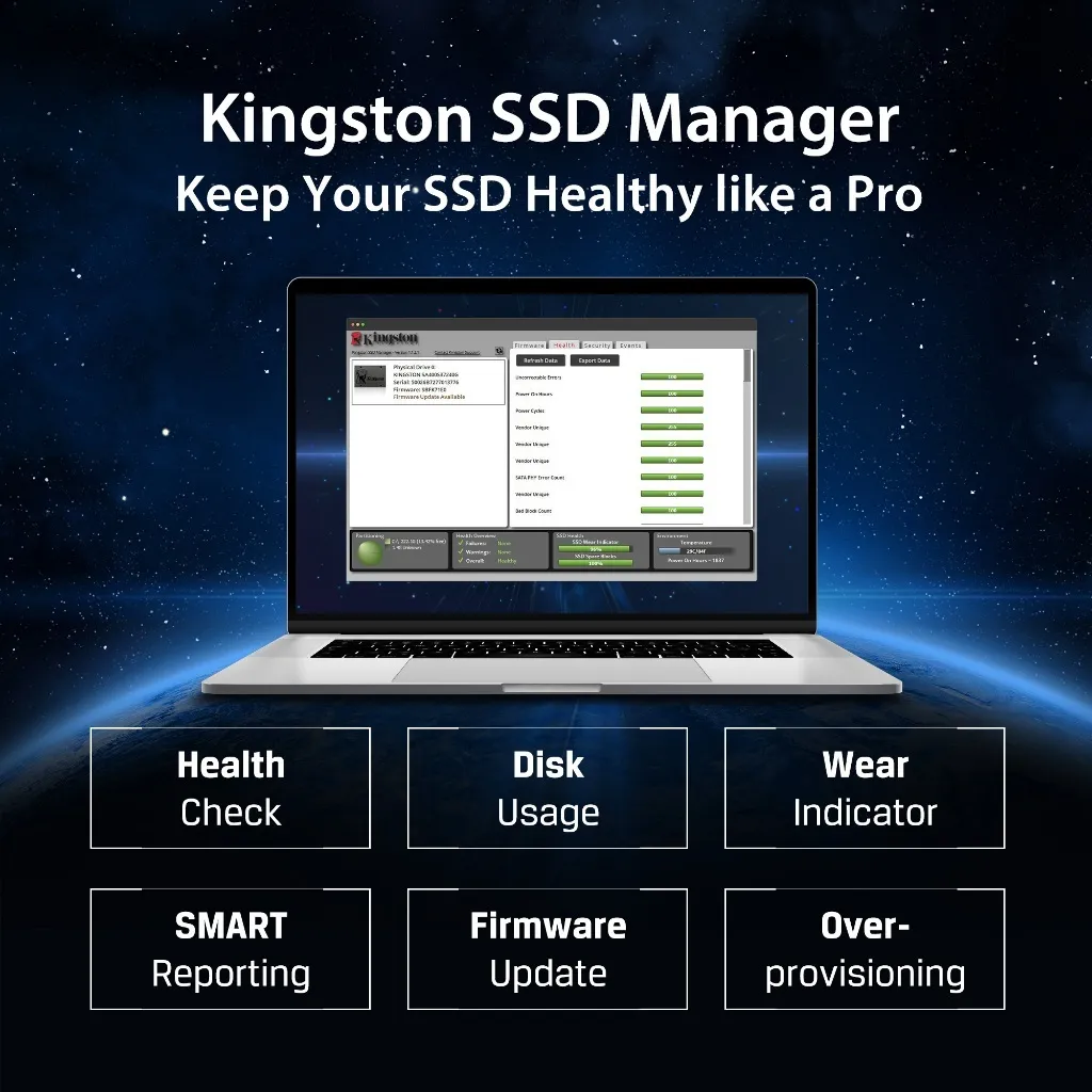 Ảnh Ổ cứng Kingston NV3 PCIe 4.0 NVMe SSD tốc độ đọc/ghi đến 6.000/5.000 MB/giây - Hàng chính hãng 4