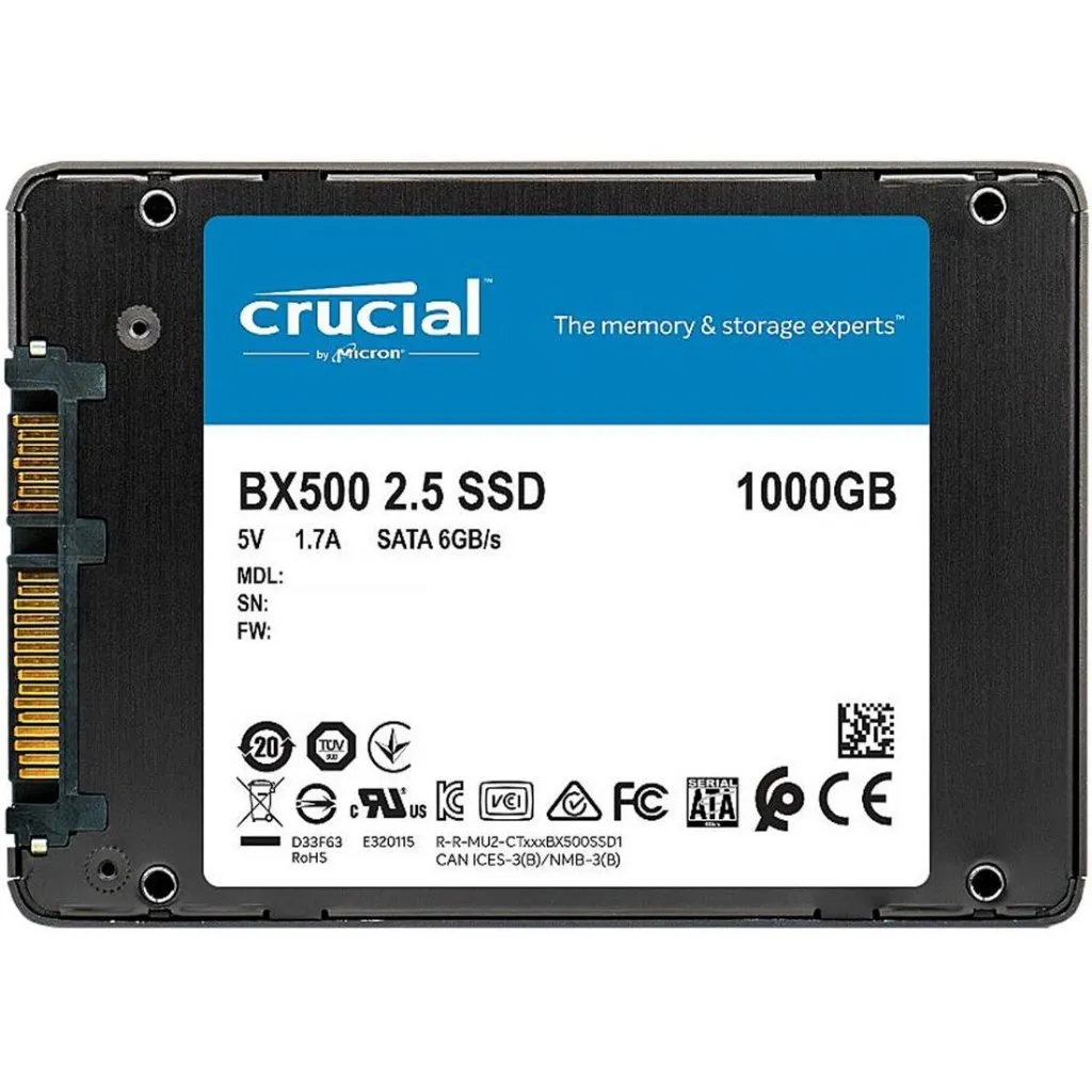 Ảnh Ổ Cứng SSD Crucial BX500 1TB SATA III 2.5 inch - CT1000BX500SSD1 1