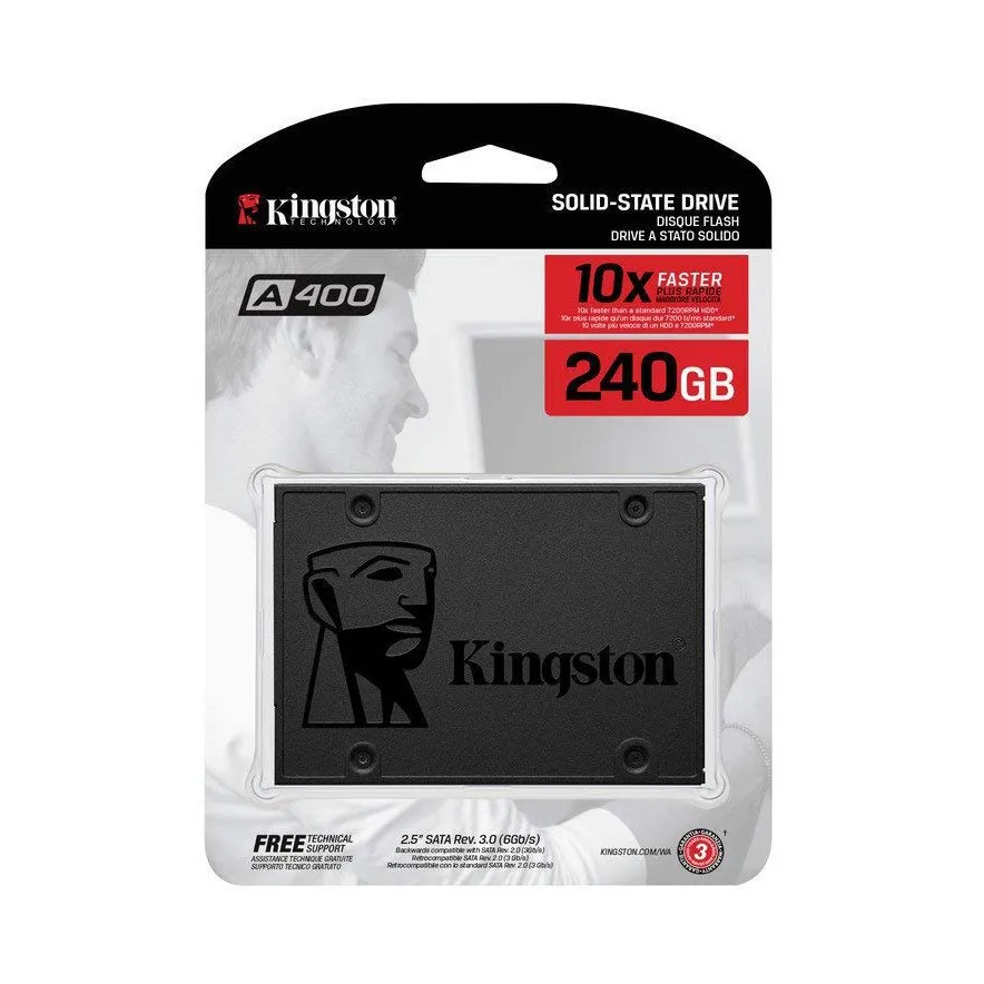Ảnh Ổ cứng SSD Kingston A400 ( 120GB / 240GB / 480GB ) 2.5" SATA 3.0 6GB/giây - Hàng chính hãng 3